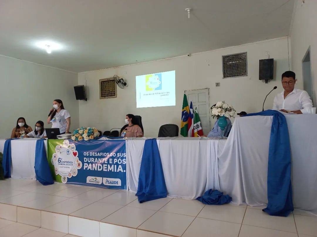 Hoje a nossa 6ª Conferência de Saúde foi realizada com sucesso!