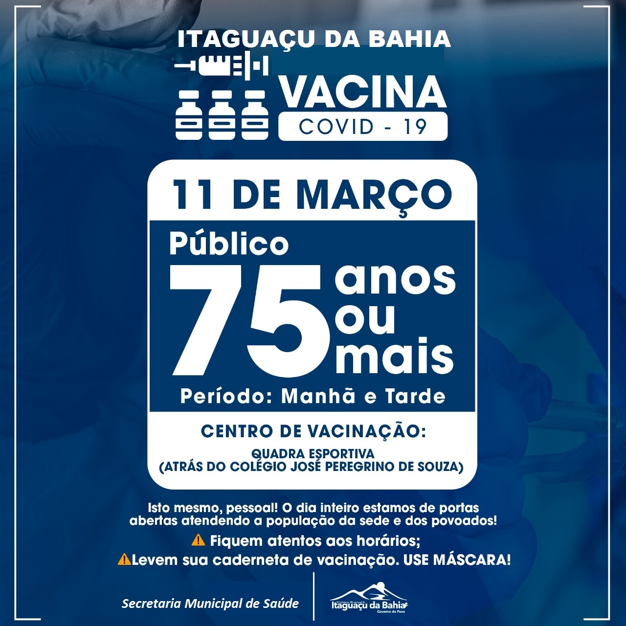 Itaguaçu da Bahia vacina - SEDE (11-03)