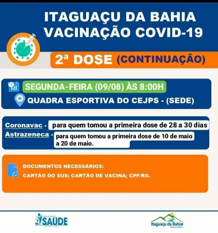 Continuação da Segunda Dose 💉💉