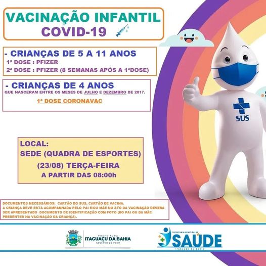 VACINAÇÃO INFANTIL COVID-19