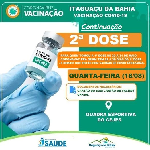 CONTINUAÇÃO DA SEGUNDA DOSE 💉💉 Se você ainda não foi CUIDAAA 🏃‍♀️🏃‍♀️