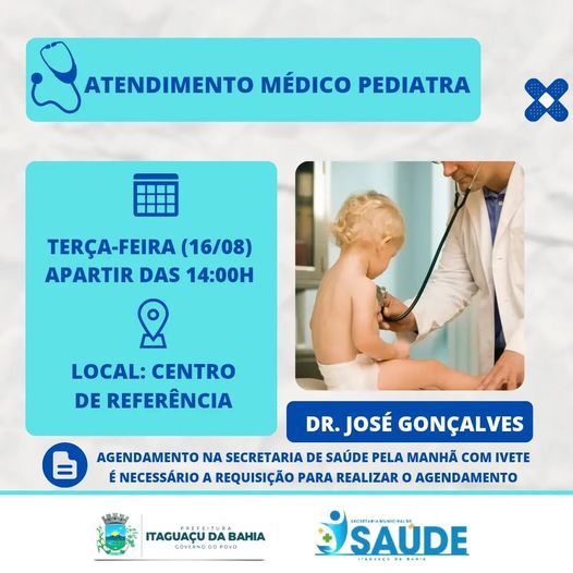 ATENDIMENTO COM PEDIATRA