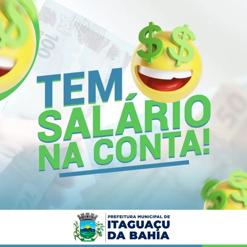 Tem SALÁRIO na conta! 💵💲💰🤑