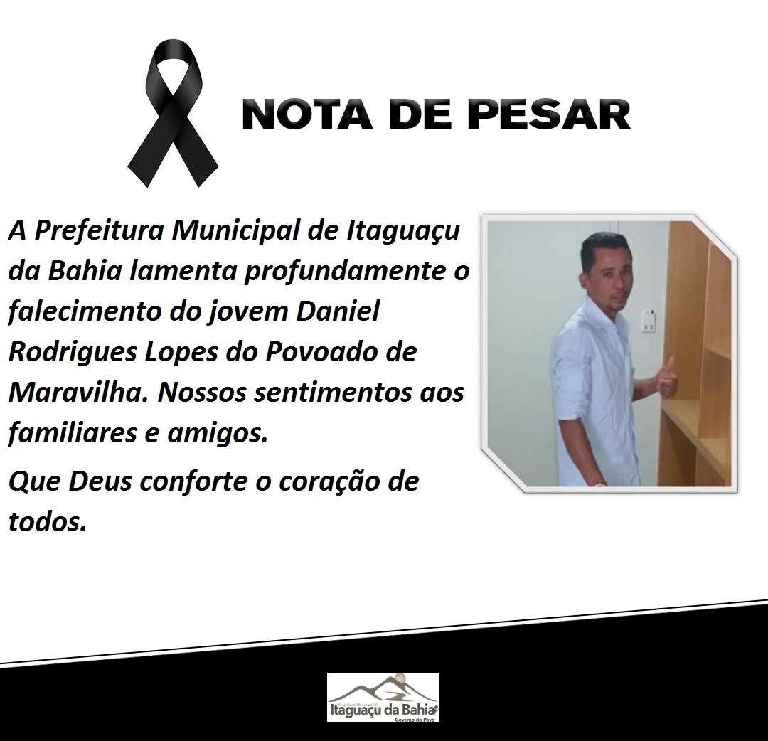 NOTA DE PESAR (25/10)