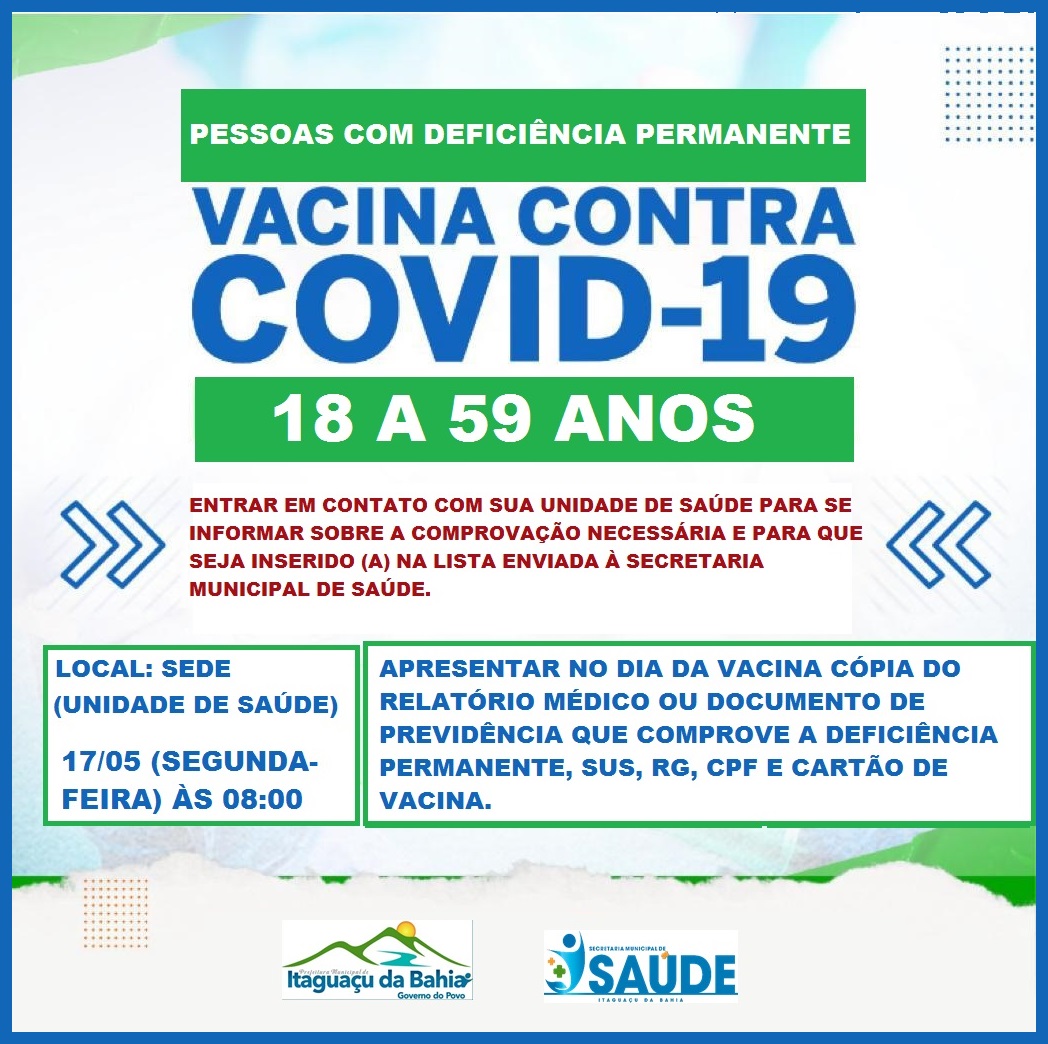 VACINA SEDE 17/05