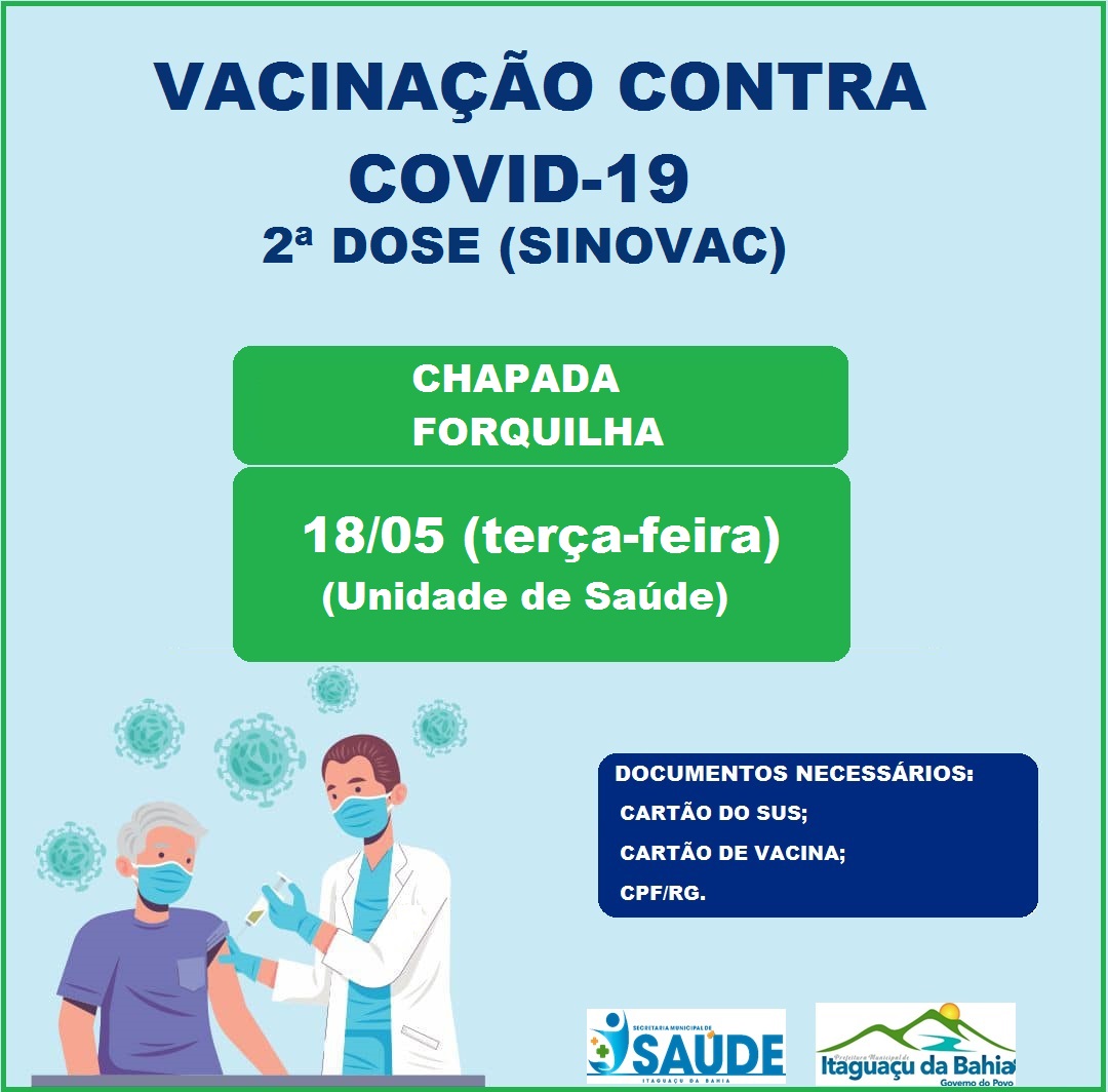 VACINA SEGUNDA DOSE CORONAVAC